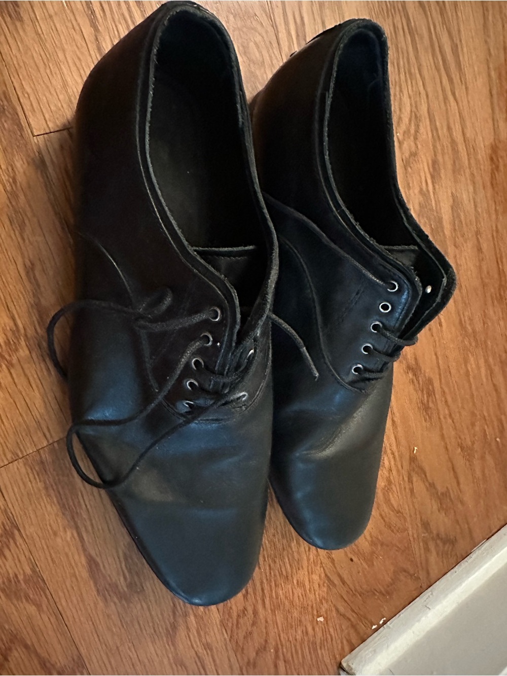 Zara Black Men’s Lace-Up Derby Shoes